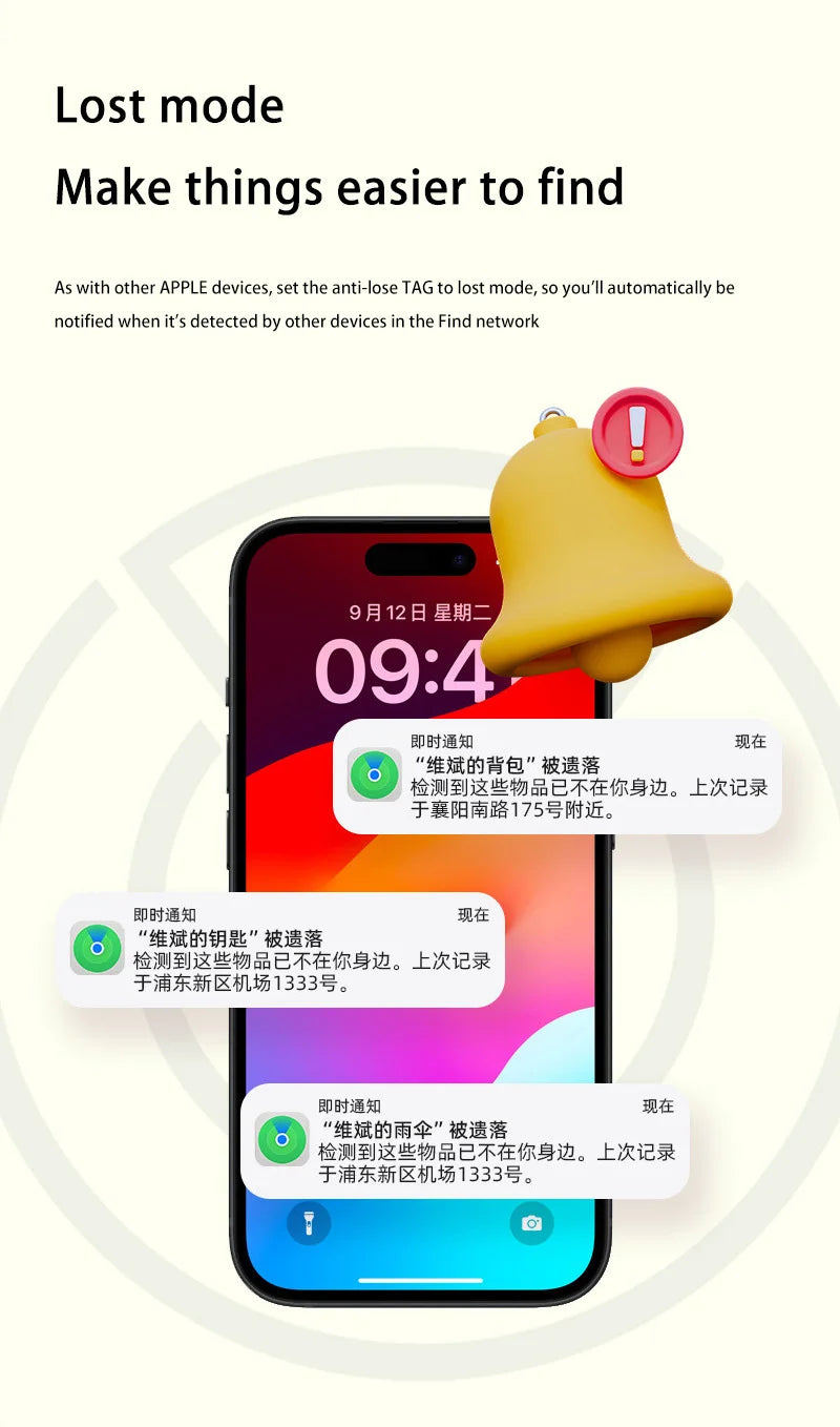 Xiaomi Mini Tracker 31mm GPS Bluetooth para iPhone AutoRadioCanario