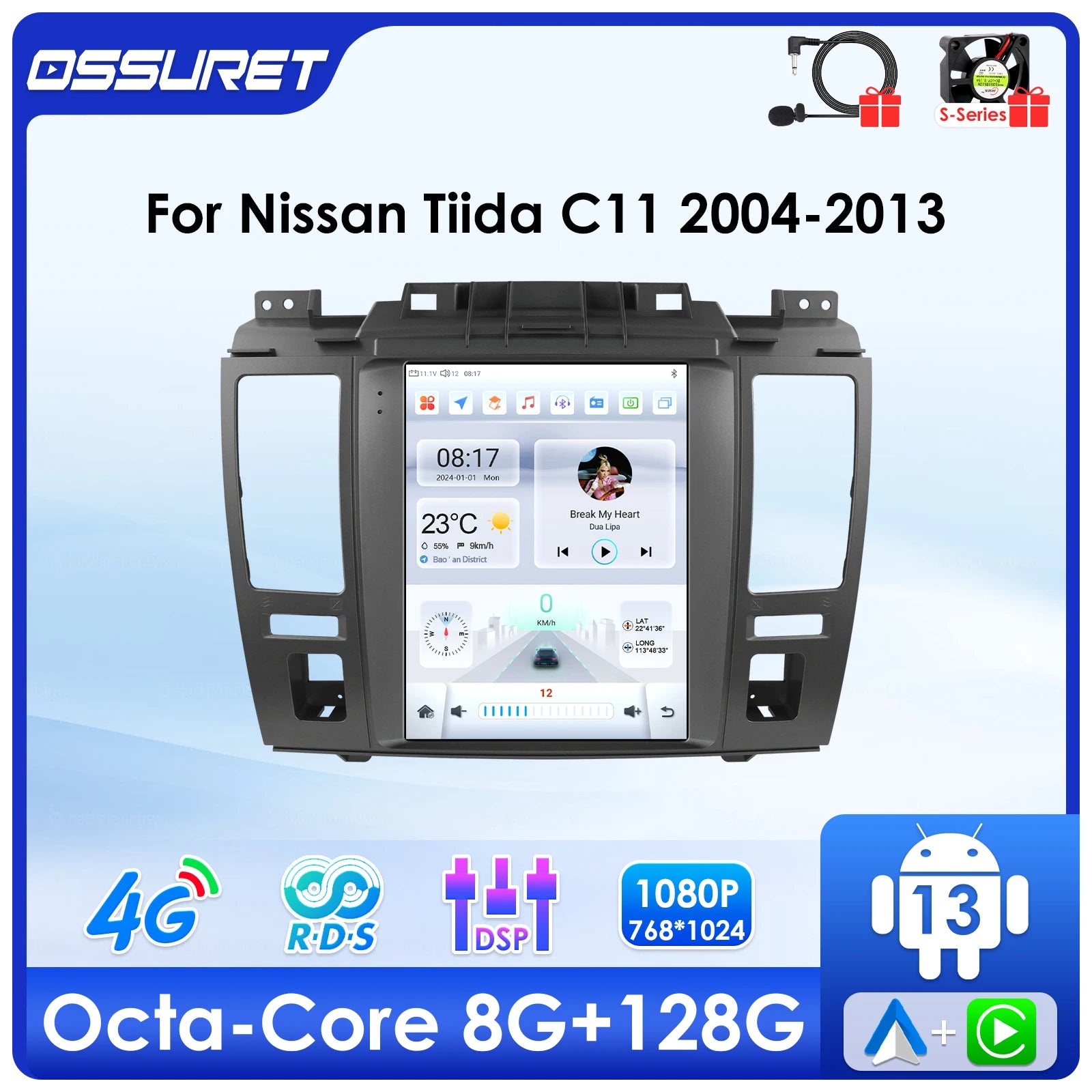 Tiida Tech: Radio 9.7" Android CarPlay AutoRadioCanario