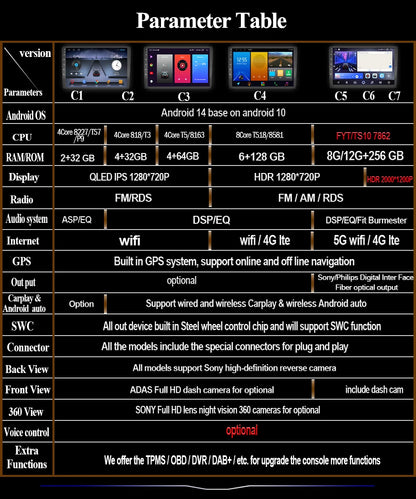 Autoradio Android 9" 1 Din para Renault Latitude/Laguna