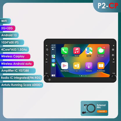 Hizpo 7" Android Auto radio for Alfa Romeo 159 Brera