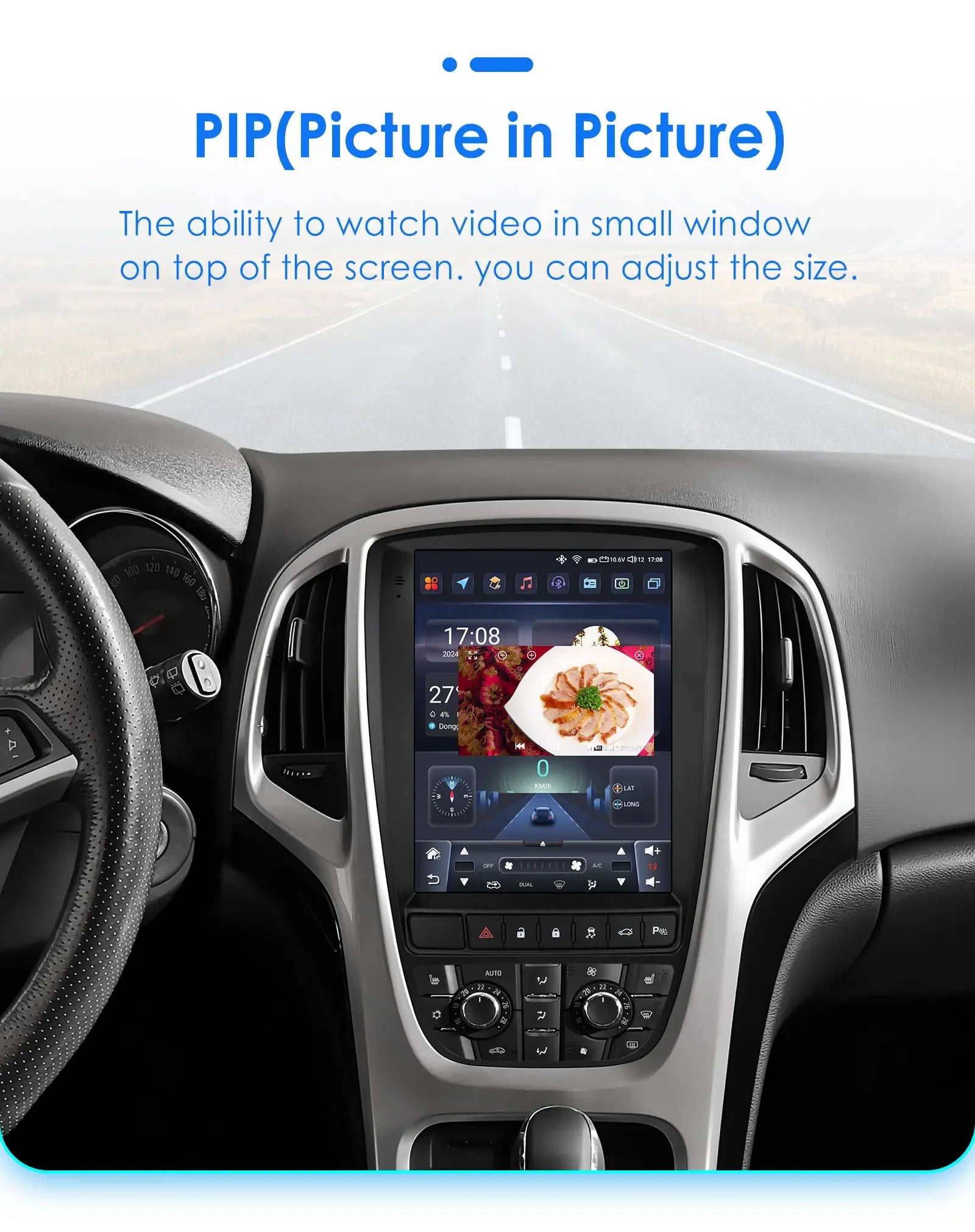 Radio Android 13, 9.7'' Carplay para Opel Astra AutoRadioCanario