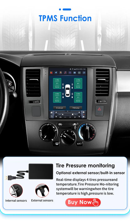 Tiida Tech: Radio 9.7" Android CarPlay AutoRadioCanario
