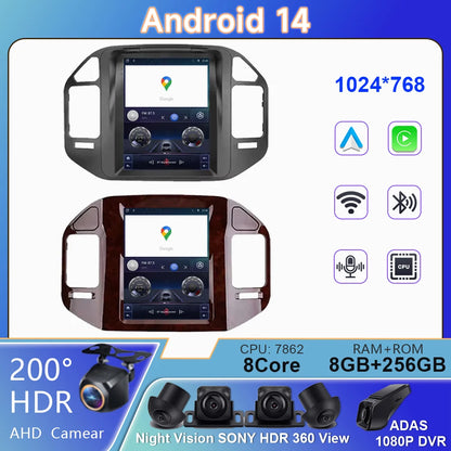 Autoradio 9.7" 1DIN para Mitsubishi Pajero 1999-2011