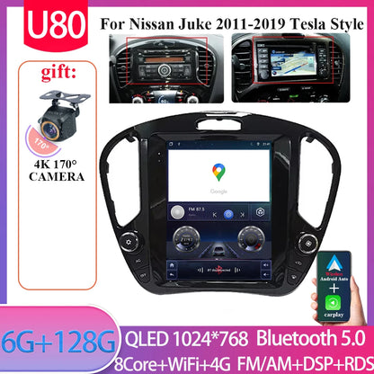 Autoradio Tesla 9.7'' Nissan Juke 2011-2019 CarPlay Android Auto