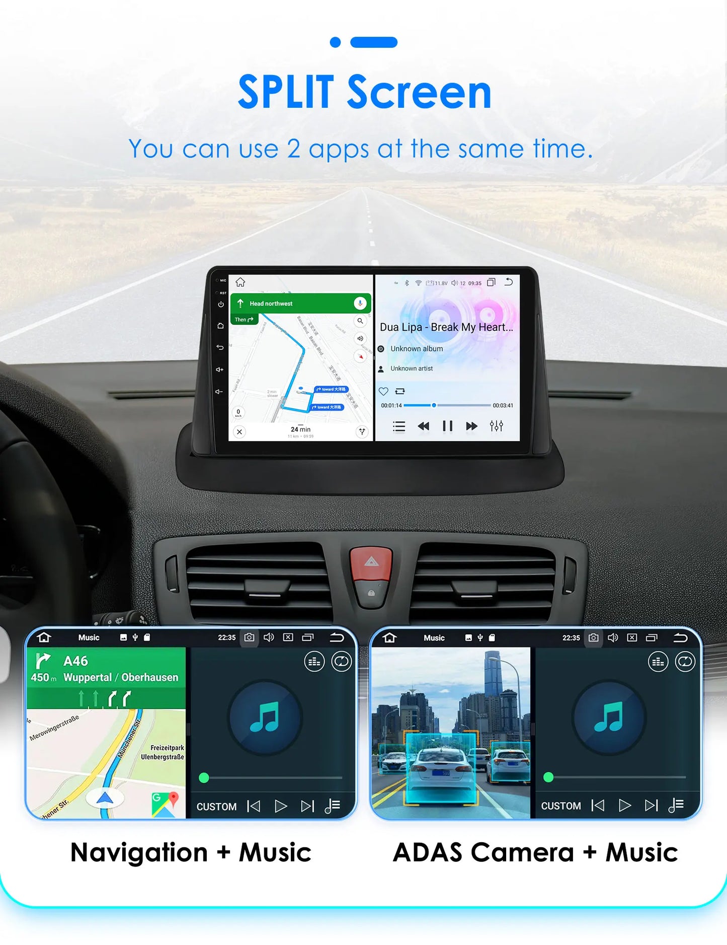 Autoradio Android da 9" per Renault Megane 3 2008-2014