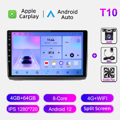 Multimedia Android 10" para Renault Trafic 2001-2010, Navegación y CarPlay