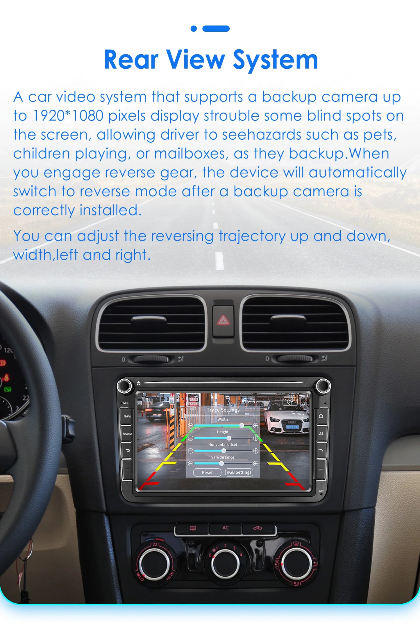 Car radio 8" Android 13 for VW Golf, Passat B7, Polo, Tiguan