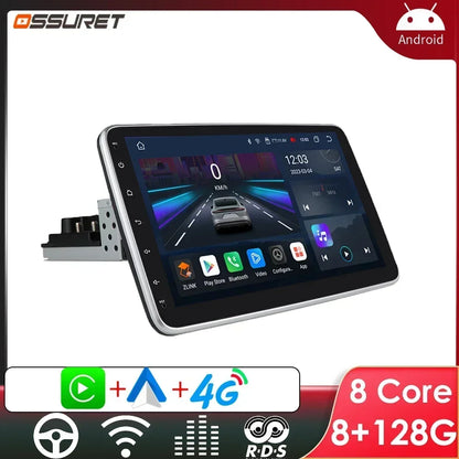 Autoradio 10.1" 1DIN Android Auto con GPS Universal AutoRadioCanario