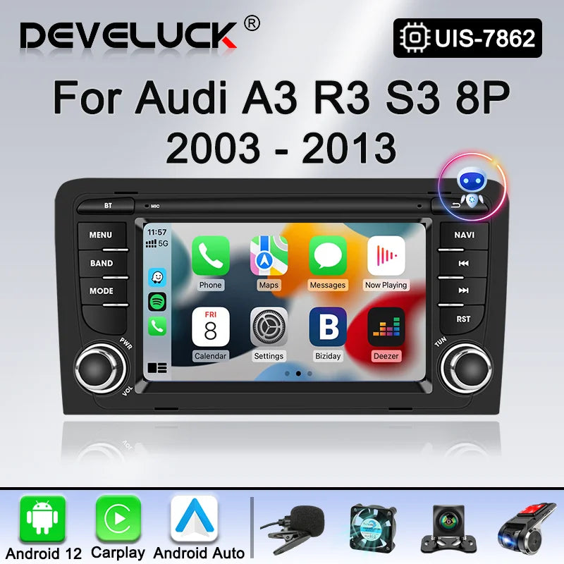 A3 Navigator: Radio 7" Android CarPlay AutoRadioCanario
