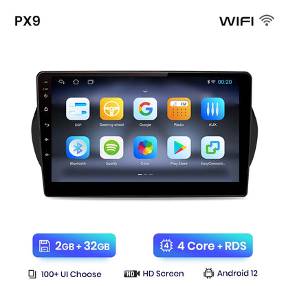 CarPlay 9" AWESAFE for Fiat Fiorino and Citroen Nemo
