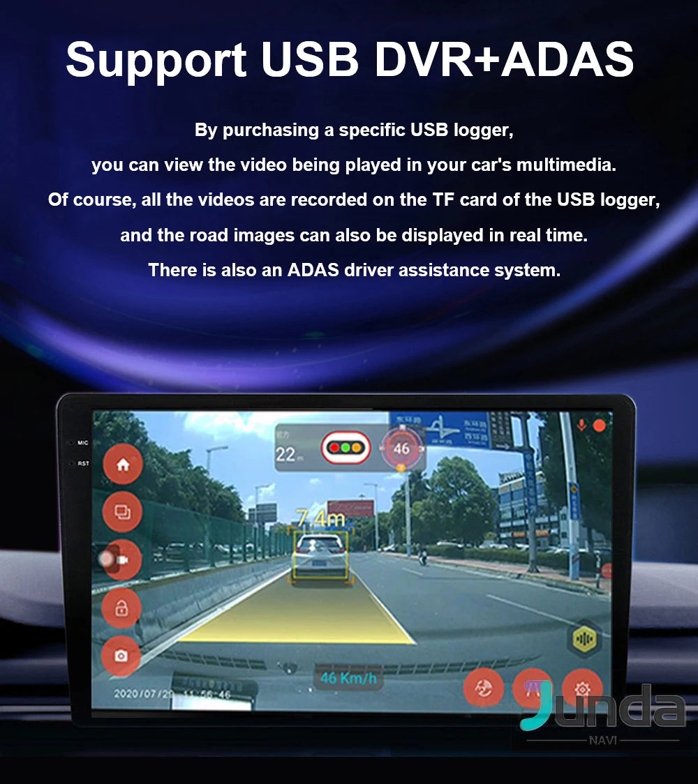 Multimediale Android CarPlay da 7" per Fiat Panda 2003-2012