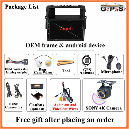 Autoradio Android da 7" per Renault Trafic 2, Nissan e Opel Vivaro