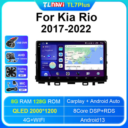 Autoradio stereo Android Auto da 9" per Kia Rio 2017-2022