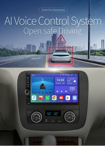 Android Radio 7" 2Din CarPlay GPS Universal 4G