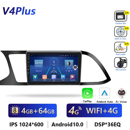 9" CarPlay Android Auto Radio for Seat Leon 2012-2020