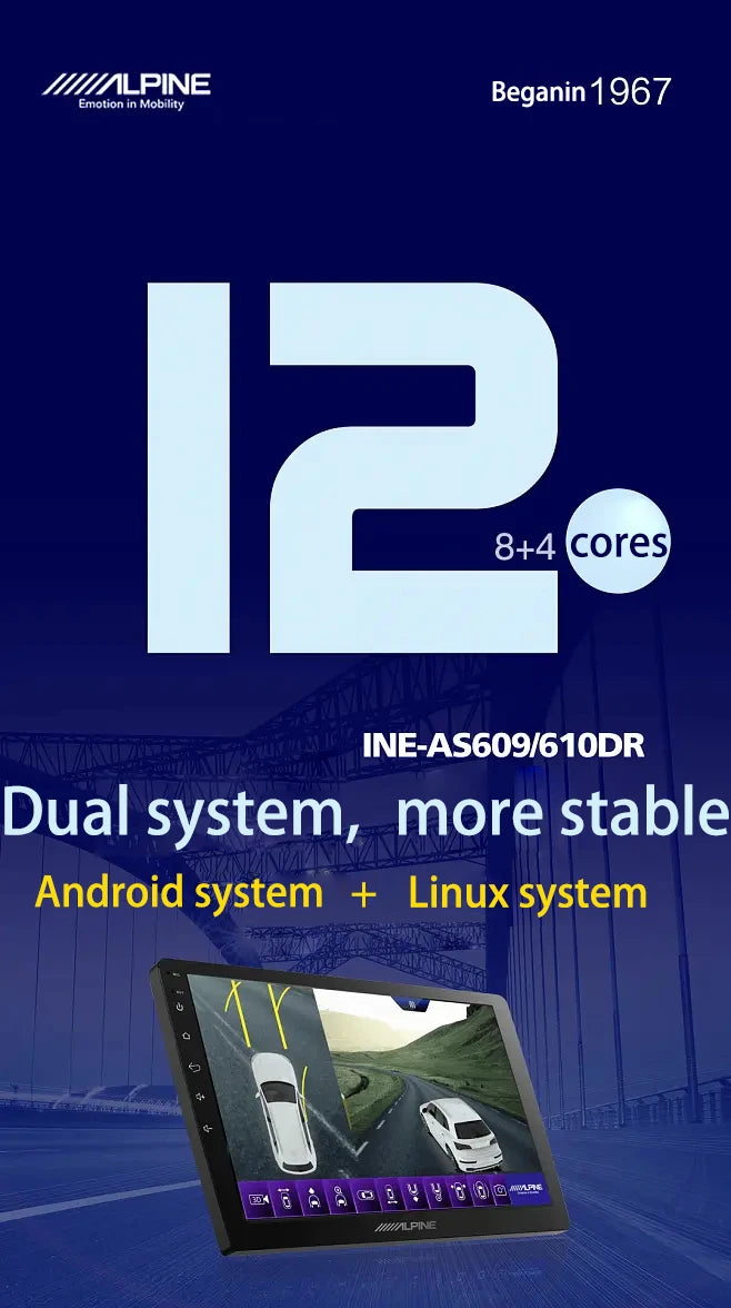 Alpine INE-AX709 1DIN 9” Android Cable Universal