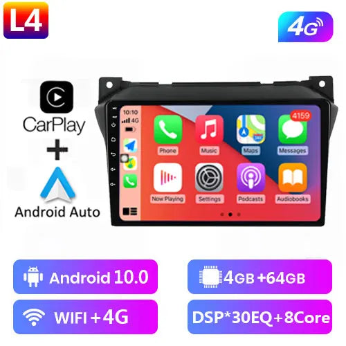 Android 12 9" 2 Din Autoradio per Suzuki Alto 2009-2016
