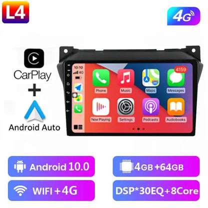 Android 12 9" 2 Din Autoradio per Suzuki Alto 2009-2016