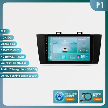 Android 9" 2DIN CarPlay radio for Subaru Legacy 2015-2018