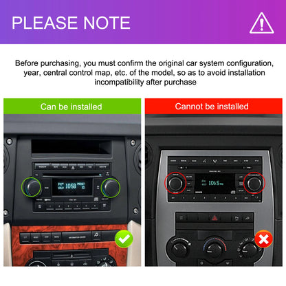 Autoradio 2DIN da 7" per Jeep Cherokee, Dodge e Chrysler 2004-2008