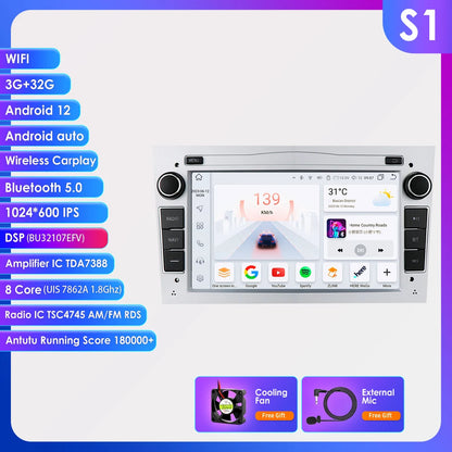 Autoradio da 7" per Opel Astra H/J 2004-2010 Corsa C/D 2004-2013