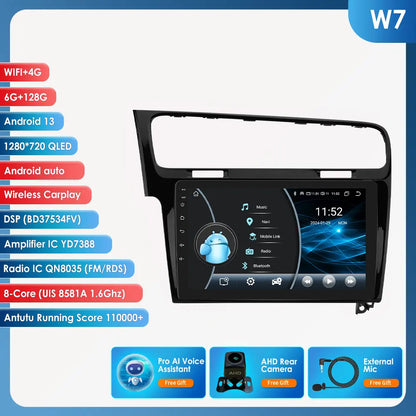 Android 10.1" 2DIN Radio per Volkswagen VW Golf 7 2013-2017 con GPS e CarPlay
