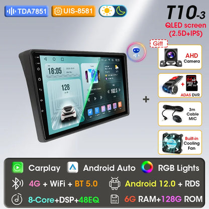 Autoradio 9" 2DIN Android per Fiat Ducato 2006-2022