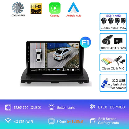 Android 14 9" Doppio Din per Volvo XC90 2002-2014