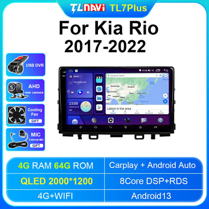 Autoradio stereo Android Auto da 9" per Kia Rio 2017-2022