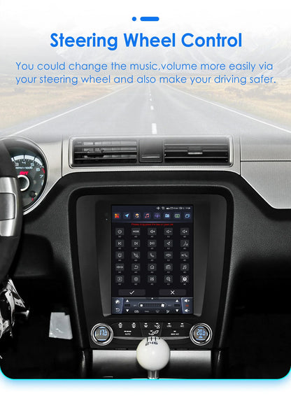 Autoradio Android 13 da 9,7" per Ford Mustang 2010-2014 - CarPlay, GPS, 4G, 8Core