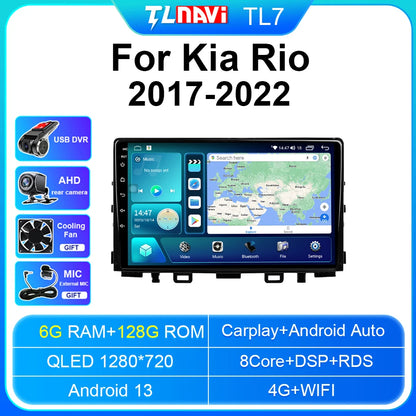 Autoradio stereo Android Auto da 9" per Kia Rio 2017-2022