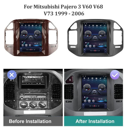 Autoradio 9.7" 1DIN para Mitsubishi Pajero 1999-2011