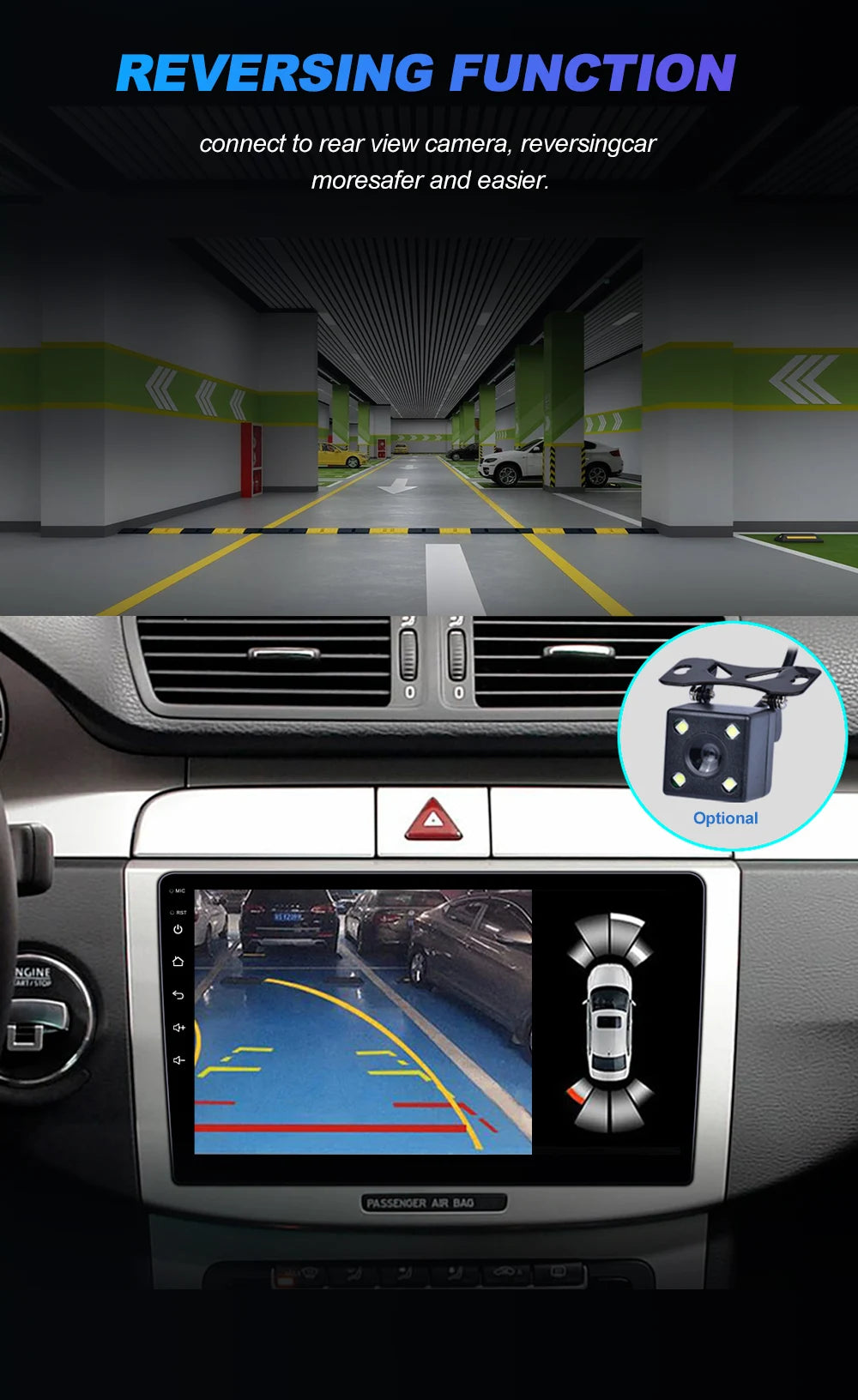 Peugeot 207: Connect 7" CarPlay Android AutoRadioCanario