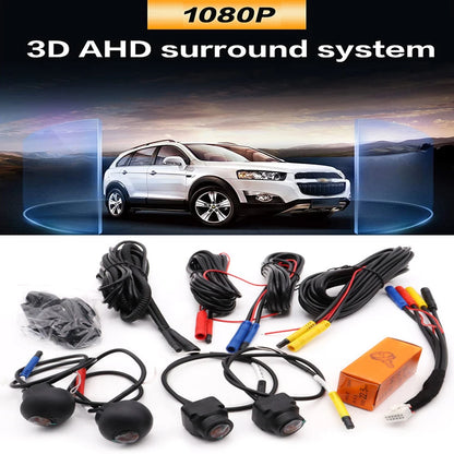 Telecamera AHD a 360° con visione notturna per radio Android da 3"
