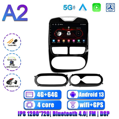Touchscreen 2 Din da 10" per Renault Clio 4 2012-2016