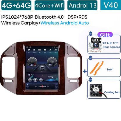 Autoradio 9.7" 1DIN para Mitsubishi Pajero 1999-2011