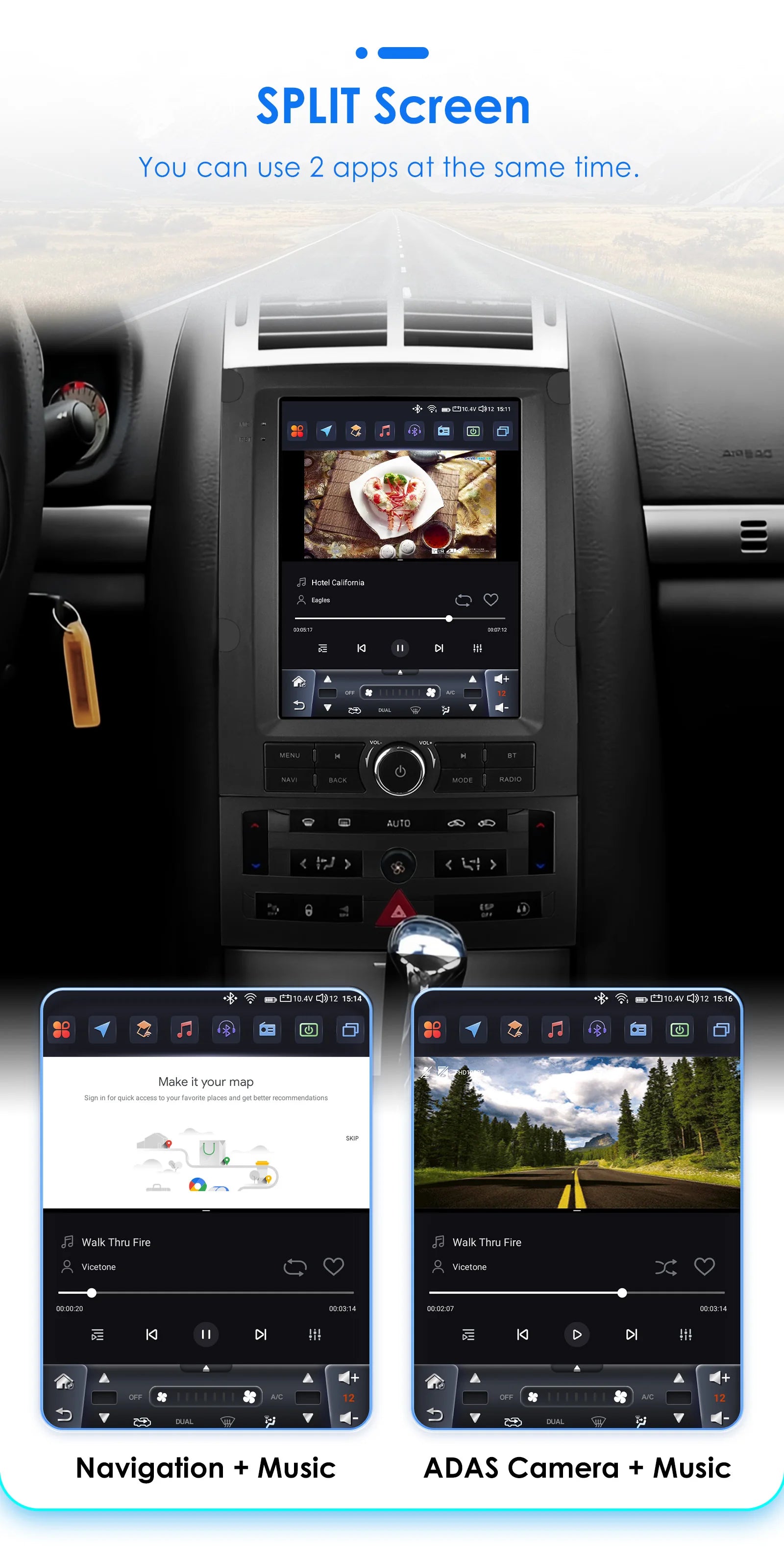 Peugeot 407: Autoradio 9.7" Android 13 AutoRadioCanario