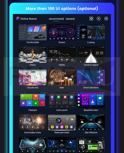 Autoradio Android da 9" per Mercedes Classe C W203