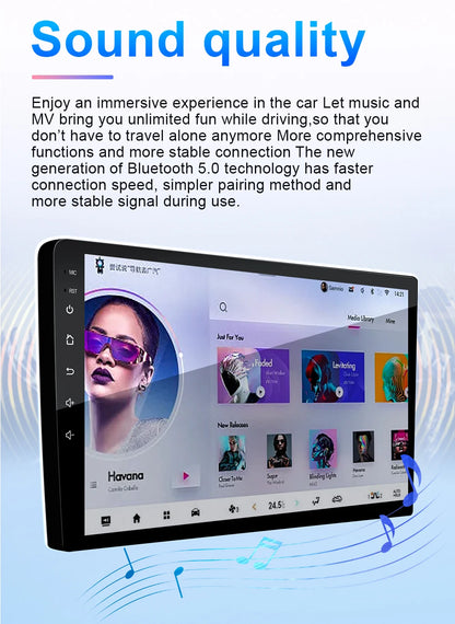 Autoradio Android da 9" per Suzuki Vitara 2017-2020, GPS e CarPlay