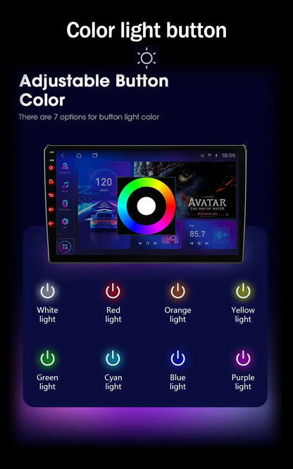 Autoradio Android 9" 1 Din para Renault Latitude/Laguna