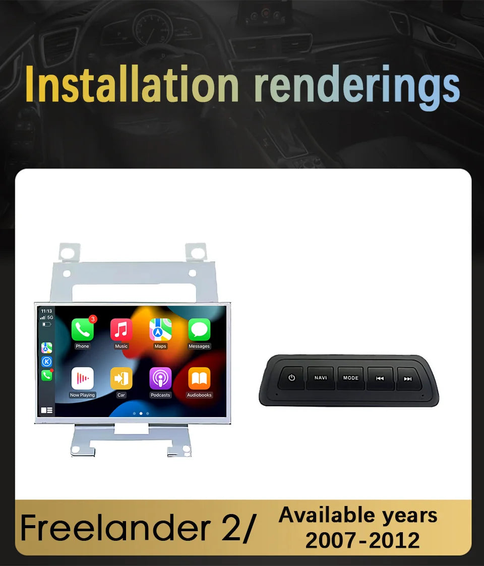 Android car radio 7" LAND ROVER FREELANDER 2 2006-2012