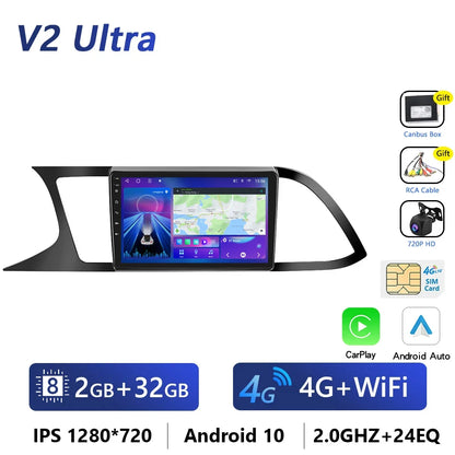 9" CarPlay Android Auto Radio for Seat Leon 2012-2020