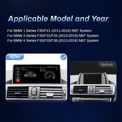 CarPlay 10.25" Multifunction Radio for BMW Series 1, 2, 3, 4 (2011-2016)