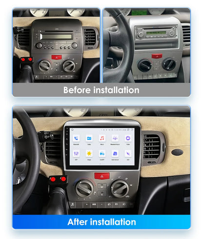 Autoradio 9" 2DIN Android 13 para Lancia Ypsilon 2006-2011