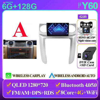 Land Rover Discovery 9" Smart Stereo Android 14, 2004-2009