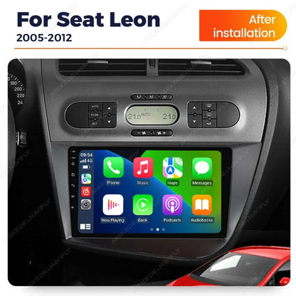 Autoradio Android 2DIN da 9" per Seat Leon 2005-2012