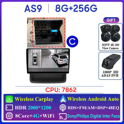 CarPlay GPS Radio per Renault Trafic, Opel Vivaro e Nissan Primastar 2006-2014