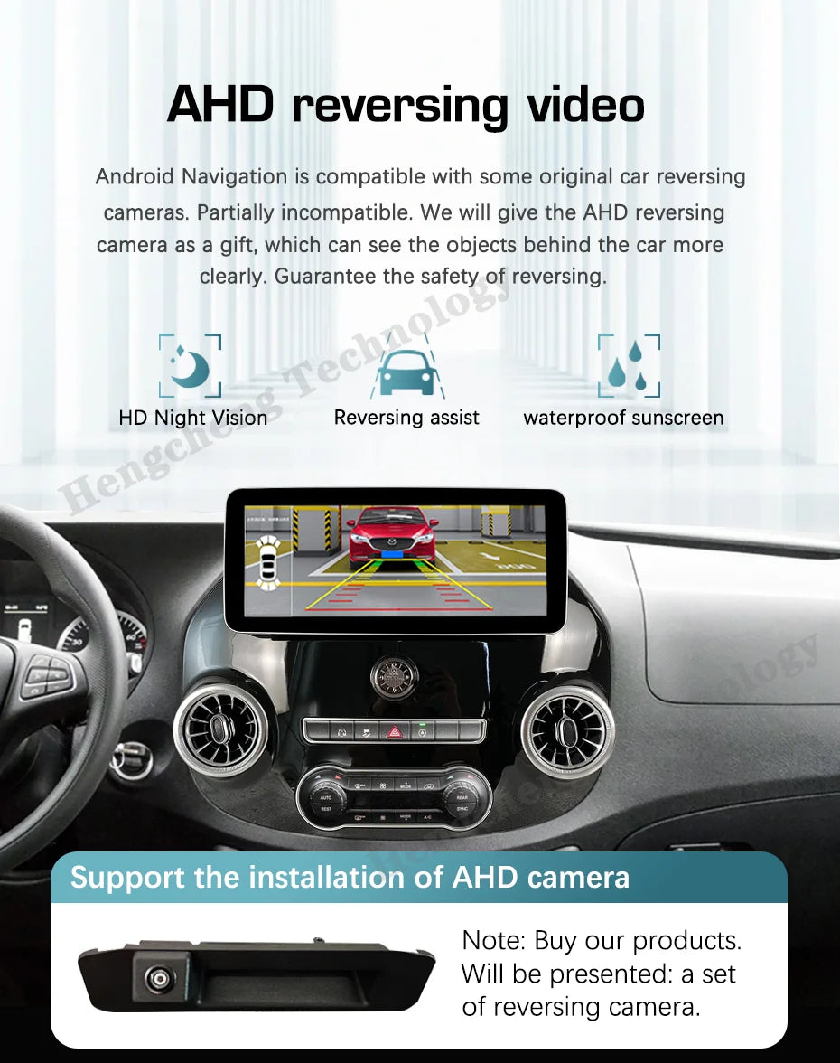 Schermo Android 2 DIN da 12,3" per Mercedes Vito