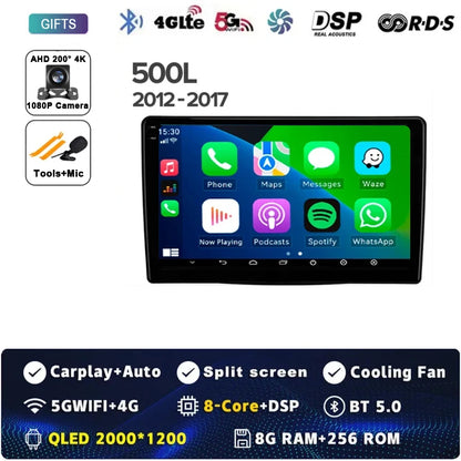 10.1" 2DIN Car Stereo for Fiat 500L/Egea/Doblo 2012-2017