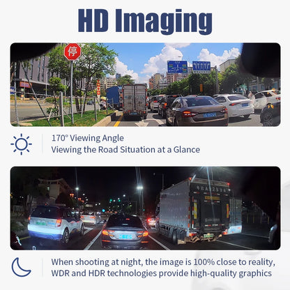 JMCQ Dual Dash Cam per Android, 720P con rilevamento del movimento